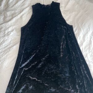 Arizona Jean Company Black Velvet Midi Dress